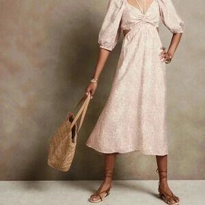 NWT Banana Republic Floral‎ Maxi Cutout Dress